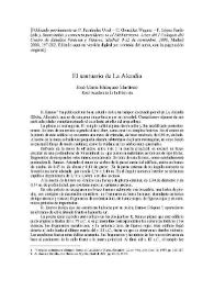 El santuario de La Alcudia / José María Blázquez Martínez | Biblioteca Virtual Miguel de Cervantes