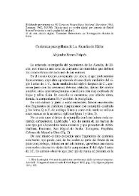 Cerámica presigillata de La Alcudia de Elche / Alejandro Ramos Folqués | Biblioteca Virtual Miguel de Cervantes