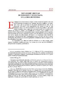 Notas sobre libertad de expresión y democracia en la obra de Spinoza | Biblioteca Virtual Miguel de Cervantes