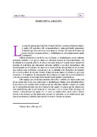 Respuesta a Bayón | Biblioteca Virtual Miguel de Cervantes