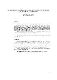 Impacto de los usos del suelo y erosión en cuencas vertientes del Sur del País Valenciano / Fernando Vera Rebollo y Juan Antonio Marco Molina | Biblioteca Virtual Miguel de Cervantes