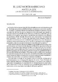El juez norteamericano ante la ley. Las técnicas de interpretación del statute law | Biblioteca Virtual Miguel de Cervantes