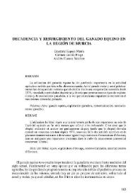 Decadencia y resurgimiento del ganado equino en la Región de Murcia / Cayetano Espejo Marín; Carmen García Frago; Andrés Cuenca Sánchez | Biblioteca Virtual Miguel de Cervantes