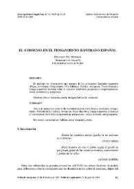 El consumo en el pensamiento ilustrado español / Francisco Feo Parrondo | Biblioteca Virtual Miguel de Cervantes