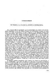 En torno a la llamada "poética generativa" / Ignacio Bosque | Biblioteca Virtual Miguel de Cervantes