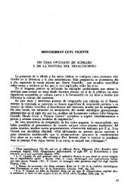 Un tema ovidiano en Ronsard y en la pintura del Renacimiento / Montserrat Cots Vicente | Biblioteca Virtual Miguel de Cervantes