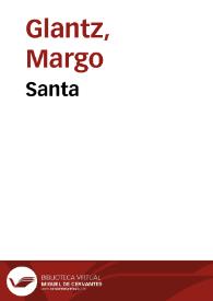 Santa / Margo Glantz | Biblioteca Virtual Miguel de Cervantes