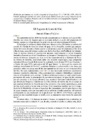 El Augusto de Lora del Río / Antonio Blanco Freijeiro | Biblioteca Virtual Miguel de Cervantes