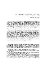 El galicismo en español : (1900-1925) / Pilar Montero Curiel | Biblioteca Virtual Miguel de Cervantes