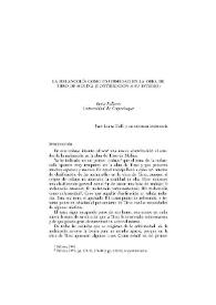 La melancolía como enfermedad en la obra de Tirso de Molina (contribución a su estudio) / B. Pallares | Biblioteca Virtual Miguel de Cervantes