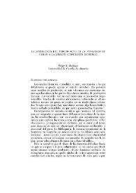La atribución del tercer acto de "La venganza de Tamar" a Calderón. Cuestiones de estilo / Felipe B. Pedraza | Biblioteca Virtual Miguel de Cervantes