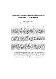 Aspectos de la comicidad en la "Trilogía de los Pizarros" de Tirso de Molina / Melchora Romanos | Biblioteca Virtual Miguel de Cervantes