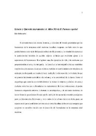 Estacio y Quevedo nuevamente: el idilio 385 de "El Parnaso español" | Biblioteca Virtual Miguel de Cervantes