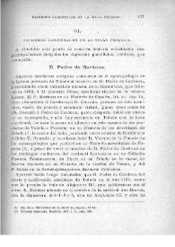 Primeros cardenales de la Silla Primada / Ramón Riu y Cabanas | Biblioteca Virtual Miguel de Cervantes