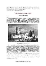 Villa y fortaleza de Castro-Torafe / Tomás María Garnacho | Biblioteca Virtual Miguel de Cervantes
