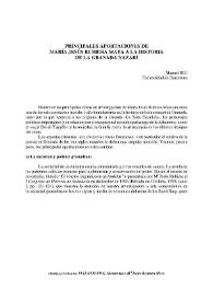 Principales aportaciones de Mª Jesús Rubiera Mata a la historia de la Granada nazarí / Manuel Riu | Biblioteca Virtual Miguel de Cervantes