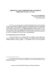 Presència i caracteristiques dels elements mèdics en Les Mil i Una Nit / Emili Balaguer Periguell, Rosa Ballester | Biblioteca Virtual Miguel de Cervantes