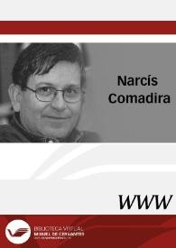 Narcís Comadira / dir. Dolors Oller | Biblioteca Virtual Miguel de Cervantes