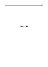 En la red [Fragmento] / Alfonso Sastre; introducción de Francisco Caudet | Biblioteca Virtual Miguel de Cervantes