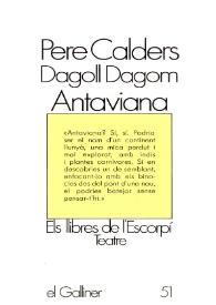 Antaviana / Pere Calders; Dagoll Dagom; amb música i cançons de Jaume Sisa | Biblioteca Virtual Miguel de Cervantes
