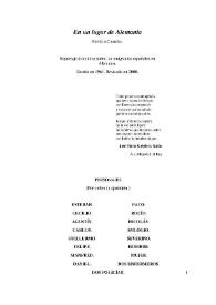 En un lugar de Alemania : drama de la emigración / Patricio Chamizo | Biblioteca Virtual Miguel de Cervantes