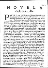 La gitanilla / Miguel de Ceruantes Saauedra | Biblioteca Virtual Miguel de Cervantes