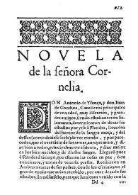 La señora Cornelia / Miguel de Ceruantes Saauedra | Biblioteca Virtual Miguel de Cervantes
