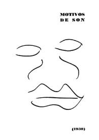 Motivos de son (1930) / Nicolás Guillén | Biblioteca Virtual Miguel de Cervantes