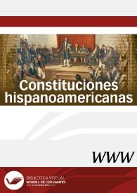 Constituciones hispanoamericanas / director  Ignacio Fernández Sarasola