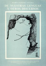 De nuestras lenguas y otros discursos / Rubén Bareiro Saguier | Biblioteca Virtual Miguel de Cervantes
