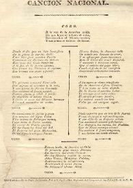 Canción nacional | Biblioteca Virtual Miguel de Cervantes