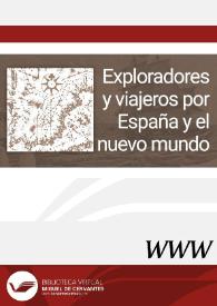 Exploradores y viajeros por España y el nuevo mundo / por Emilio Soler Pascual | Biblioteca Virtual Miguel de Cervantes