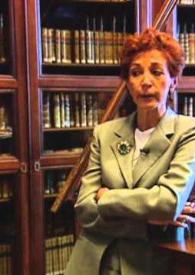 Boletín de noticias "Avisos" de la Real Biblioteca / interviene María Luisa López-Vidriero, directora de la Real Biblioteca | Biblioteca Virtual Miguel de Cervantes