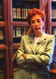 Aportación de Carlos IV a la Real Biblioteca / interviene María Luisa López-Vidriero, directora de la Real Biblioteca | Biblioteca Virtual Miguel de Cervantes