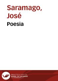 Poesia / José Saramago | Biblioteca Virtual Miguel de Cervantes