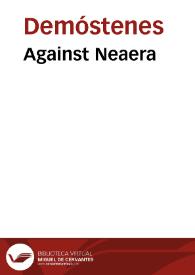 Against Neaera / Demosthenes | Biblioteca Virtual Miguel de Cervantes