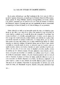 La casa de Cavalls de Calonge (Gerona) / Pelayo Martínez Aparicio | Biblioteca Virtual Miguel de Cervantes