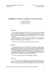 Regímenes natural y artificial del río Júcar / Antonio Gil Olcina | Biblioteca Virtual Miguel de Cervantes