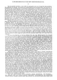 Los demócratas sin democracia / Leopoldo Alas | Biblioteca Virtual Miguel de Cervantes