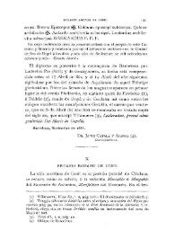 Epitafio romano de Conil / Victorio Molina | Biblioteca Virtual Miguel de Cervantes