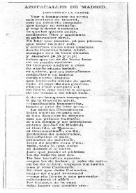 Azotacalles de Madrid (El Solfeo, 1875) / Clarín | Biblioteca Virtual Miguel de Cervantes