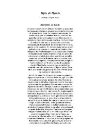 Hijos de Hybris / Jerónimo López Mozo | Biblioteca Virtual Miguel de Cervantes