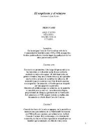 El arquitecto y el relojero / Jerónimo López Mozo | Biblioteca Virtual Miguel de Cervantes