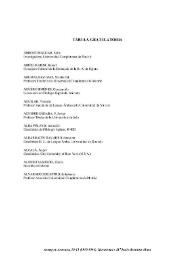 Tabula gratulatoria | Biblioteca Virtual Miguel de Cervantes