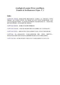 Antología de poetas líricos castellanos. Tratado de los Romances Viejos. T. 2 / Marcelino Menéndez y Pelayo ; edición preparada por Enrique Sánchez Reyes | Biblioteca Virtual Miguel de Cervantes