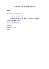 Dramas de Guillermo Shakespeare / traducción de Marcelino Menéndez Pelayo | Biblioteca Virtual Miguel de Cervantes