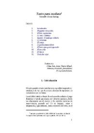 Teatro para escolares / Fernando Almena Santiago | Biblioteca Virtual Miguel de Cervantes