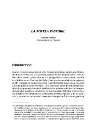 La novela pastoril / Carmen Parrilla | Biblioteca Virtual Miguel de Cervantes