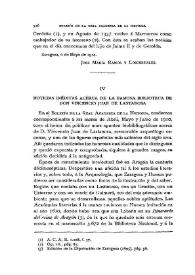 Noticias inéditas acerca de la famosa biblioteca de don Vincencio Juan de Lastanosa / Ricardo del Arco | Biblioteca Virtual Miguel de Cervantes