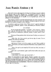 Juan Ramón Jiménez y él / Jorge Urrutia | Biblioteca Virtual Miguel de Cervantes
